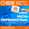 Banner mit Aufschrift "Besser Online" – 