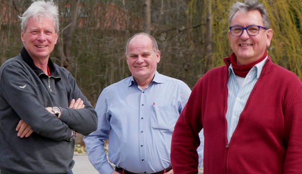 Vorstand des DJV-Bezirks Elbe-Weser-Ems (v.l.): Jan Lehmann, Alex Siemer, Torsten Wewer